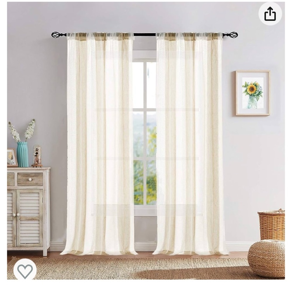 Set of 6 drapes